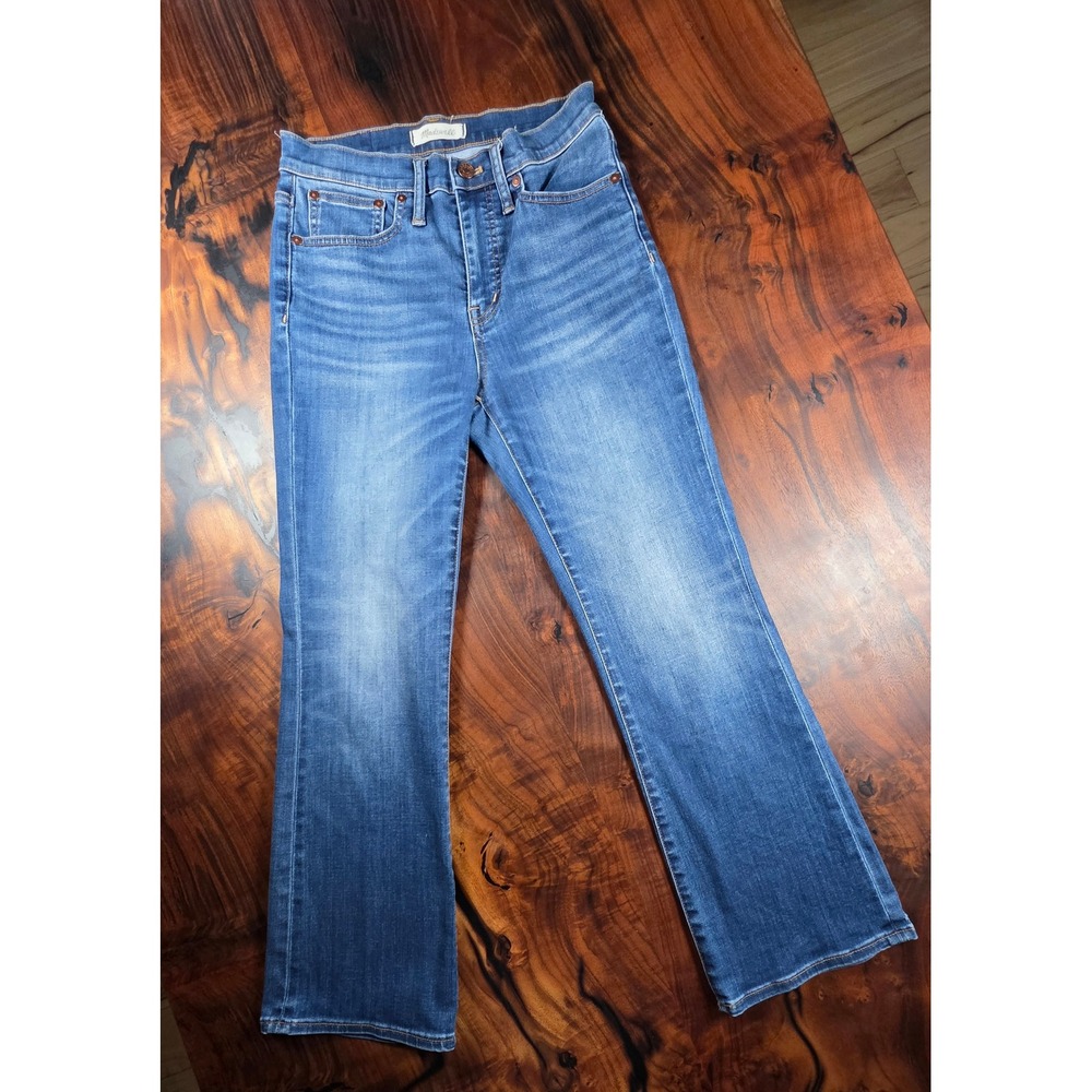 Madewell Cali Demi-Boot High Rise Stretch Boho ANTHROPOLOGIE Flare